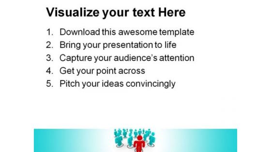 Social Networking Leadership PowerPoint Themes And PowerPoint Slides 0811