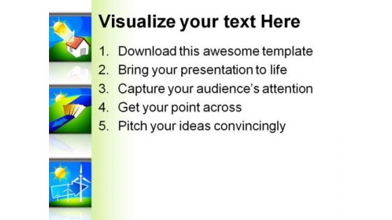 Solar Energy Concept Environment PowerPoint Backgrounds And Templates 1210