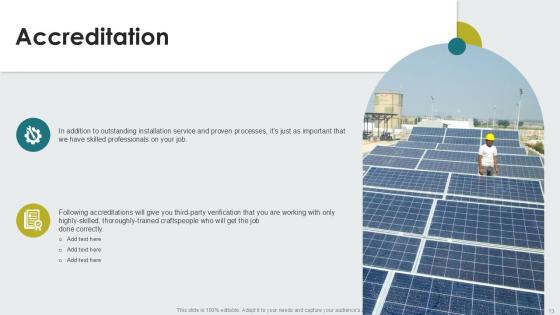 Solar Energy Services Proposal Powerpoint Presentation Slides