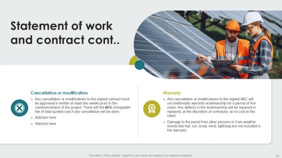 Solar Energy Services Proposal Powerpoint Presentation Slides