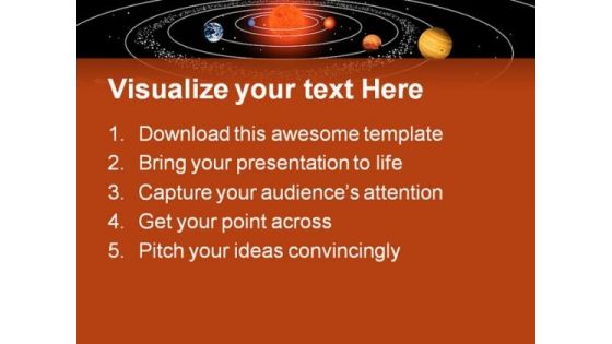 Solar System Earth PowerPoint Themes And PowerPoint Slides 0411
