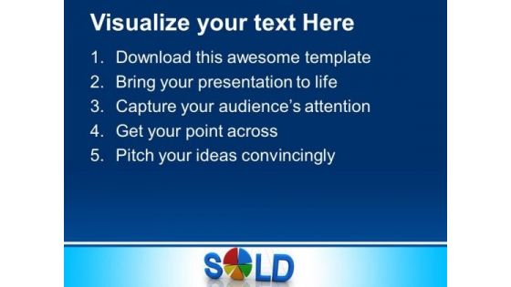 Sold Success PowerPoint Templates And PowerPoint Themes 0612