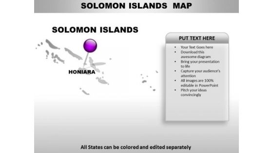 Solomon Islands Country PowerPoint Maps