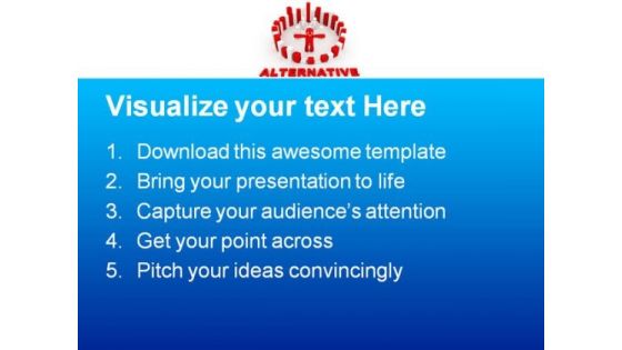 Solution Alternative Concept Business PowerPoint Templates And PowerPoint Backgrounds 0811