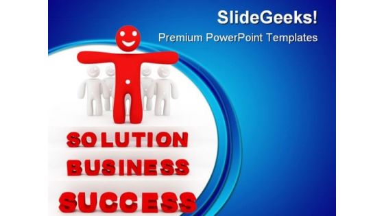 Solution Business Concept Success PowerPoint Templates And PowerPoint Backgrounds 0811