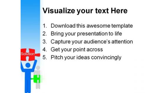 Solution Business PowerPoint Backgrounds And Templates 1210