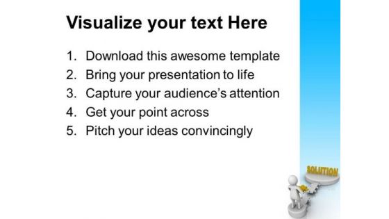 Solution Can Be Find With Unique Thinking PowerPoint Templates Ppt Backgrounds For Slides 0713