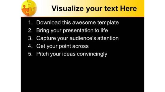 Solution Circular Puzzle Business PowerPoint Templates And PowerPoint Themes 0612