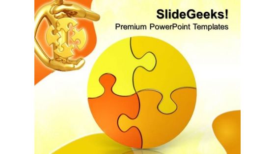 Solution Circular Puzzle Business PowerPoint Templates And PowerPoint Themes 0612