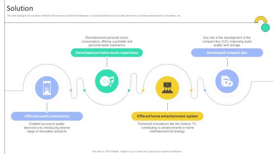 Solution Electronic Company Business Model BMC SS V