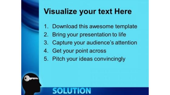 Solution Mind Business PowerPoint Templates And PowerPoint Themes 0512