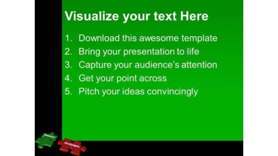Solution Problem Business PowerPoint Templates And PowerPoint Themes 0612