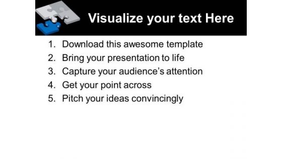 Solution Puzzle Business PowerPoint Templates And PowerPoint Themes 0312