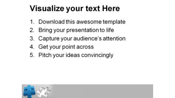 Solution Puzzle Business PowerPoint Themes And PowerPoint Slides 0711