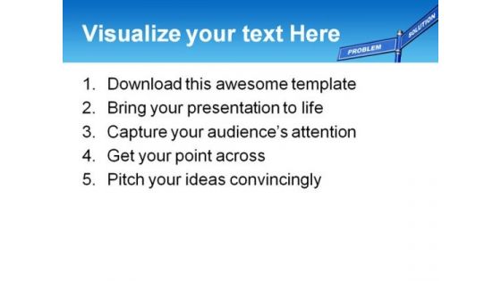Solution Travel PowerPoint Template 1110