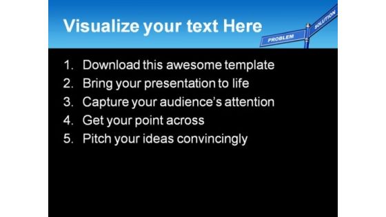 Solution Travel PowerPoint Template 1110
