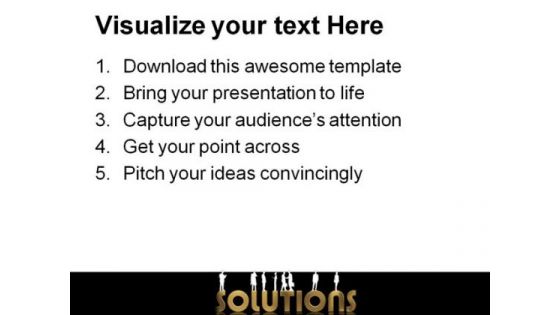Solutions Business People PowerPoint Templates And PowerPoint Backgrounds 0811