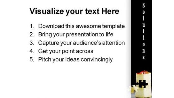 Solutions Business PowerPoint Template 0810