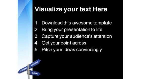Solutions Business PowerPoint Templates And PowerPoint Backgrounds 0811