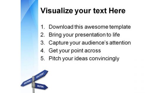 Solutions Business PowerPoint Themes And PowerPoint Slides 0811