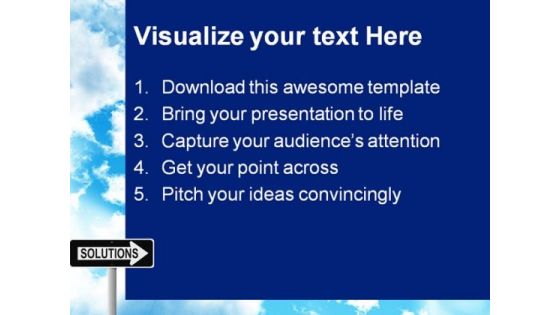 Solutions Business PowerPoint Themes And PowerPoint Slides 0911