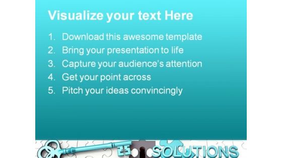 Solutions Key Security PowerPoint Themes And PowerPoint Slides 0911