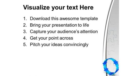 Solve All The Puzzle Of Problem PowerPoint Templates Ppt Backgrounds For Slides 0513