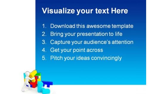 Solve Puzzles Business PowerPoint Templates And PowerPoint Backgrounds 0411