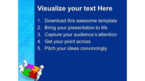 Solve The Marketing Puzzle PowerPoint Templates Ppt Backgrounds For Slides 0613