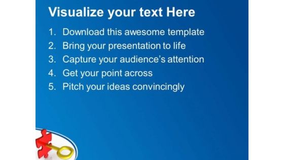 Solve The Problem With Answer Key PowerPoint Templates Ppt Backgrounds For Slides 0513
