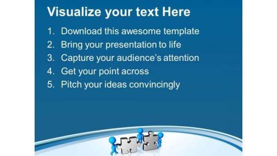 Solve The Problem With Team Efforts PowerPoint Templates Ppt Backgrounds For Slides 0513