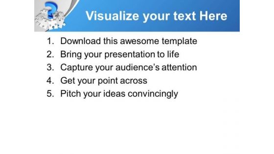 Solve The Puzzle For Business PowerPoint Templates Ppt Backgrounds For Slides 0513