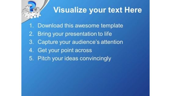 Solve The Puzzle For Business PowerPoint Templates Ppt Backgrounds For Slides 0513