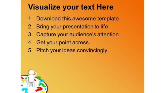Solve Your Questions With Your Skills PowerPoint Templates Ppt Backgrounds For Slides 0713