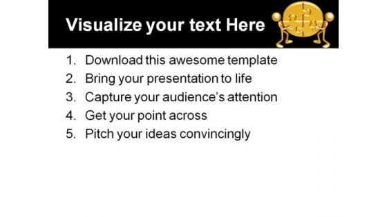 Solving The Puzzle Business PowerPoint Themes And PowerPoint Slides 0811
