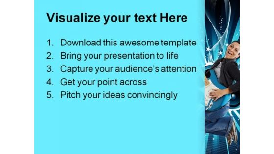 Sound Burst Music PowerPoint Templates And PowerPoint Backgrounds 0311