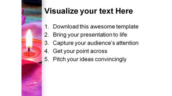 Spa Candles Beauty PowerPoint Themes And PowerPoint Slides 0311