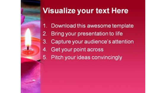 Spa Candles Beauty PowerPoint Themes And PowerPoint Slides 0311