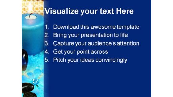 Spa In Blue Beauty PowerPoint Themes And PowerPoint Slides 0311