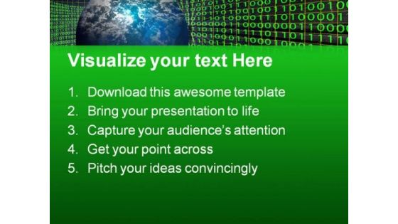 Space Globe PowerPoint Themes And PowerPoint Slides 0511