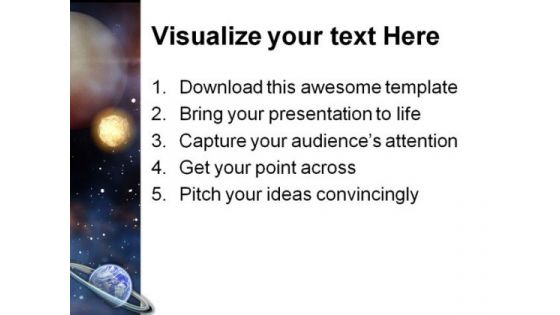 Space Science PowerPoint Template 0610