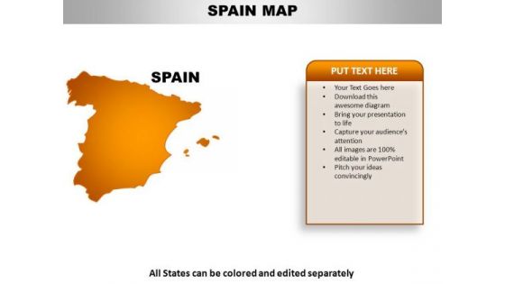 Spain PowerPoint Maps