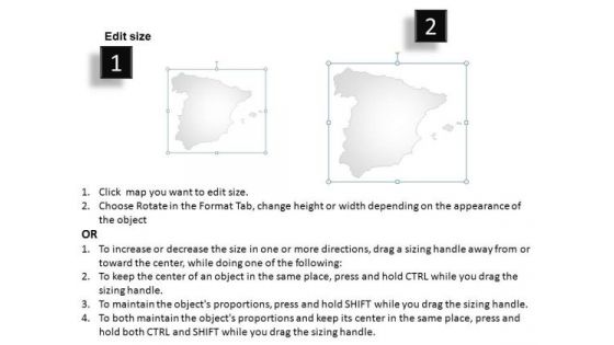 Spain PowerPoint Maps