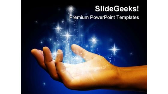 Sparkling Stardust Abstract PowerPoint Templates And PowerPoint Backgrounds 0811