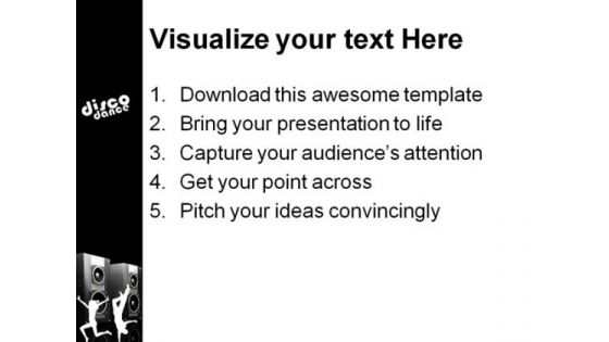 Speakers Music PowerPoint Templates And PowerPoint Backgrounds 0911