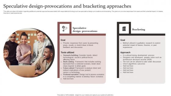 Speculative Design Responsible Technology Governance Manual Infographics Pdf