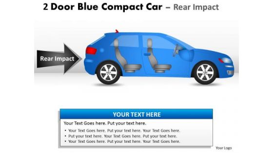 Speed Sports 2 Door Blue Car Side PowerPoint Slides And Ppt Diagram Templates