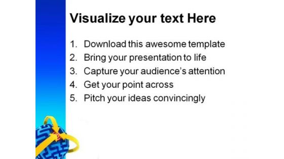 Sphere Maze Puzzle With Target Abstract PowerPoint Themes And PowerPoint Slides 0411