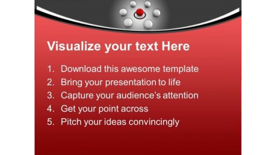 Spheres In Circle Leadership PowerPoint Templates Ppt Backgrounds For Slides 1212