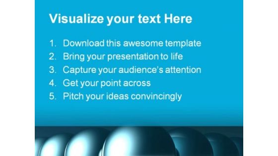 Spheres Symbol PowerPoint Template 0910